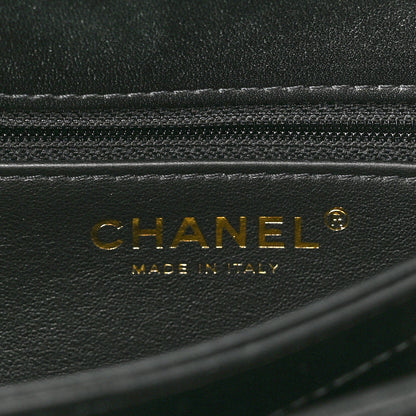 Chanel Lambskin Quilted Medium Trendy CC Flap Dual Handle Bag Black 6 of 11