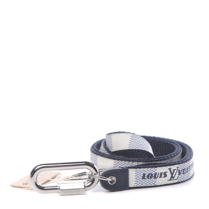 Louis Vuitton Damier Coastline Lanyard Key Holder White 1 of 5