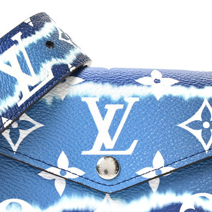 Louis Vuitton Monogram Escale 30mm Daily Multi Pocket Belt 80 32 Blue 5 of 6