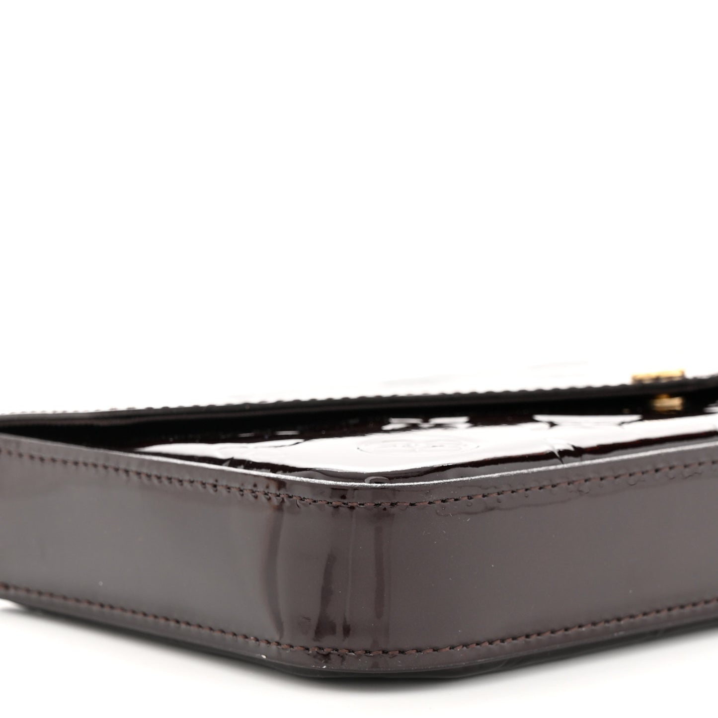 Vernis Pochette Felicie Chain Wallet Amarante