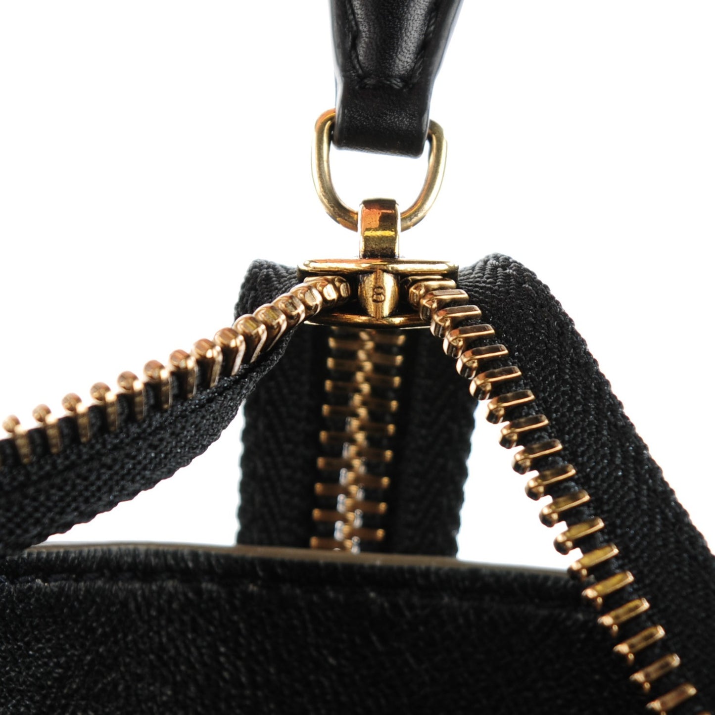 Smooth Calfskin Suede Mini Tri-Color Luggage Almond