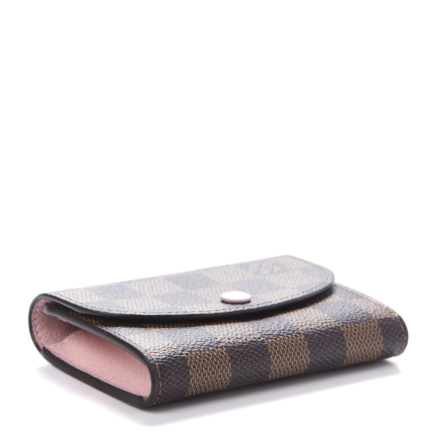 Louis Vuitton Damier Ebene Rosalie Coin Purse Rose Ballerine 4 of 8