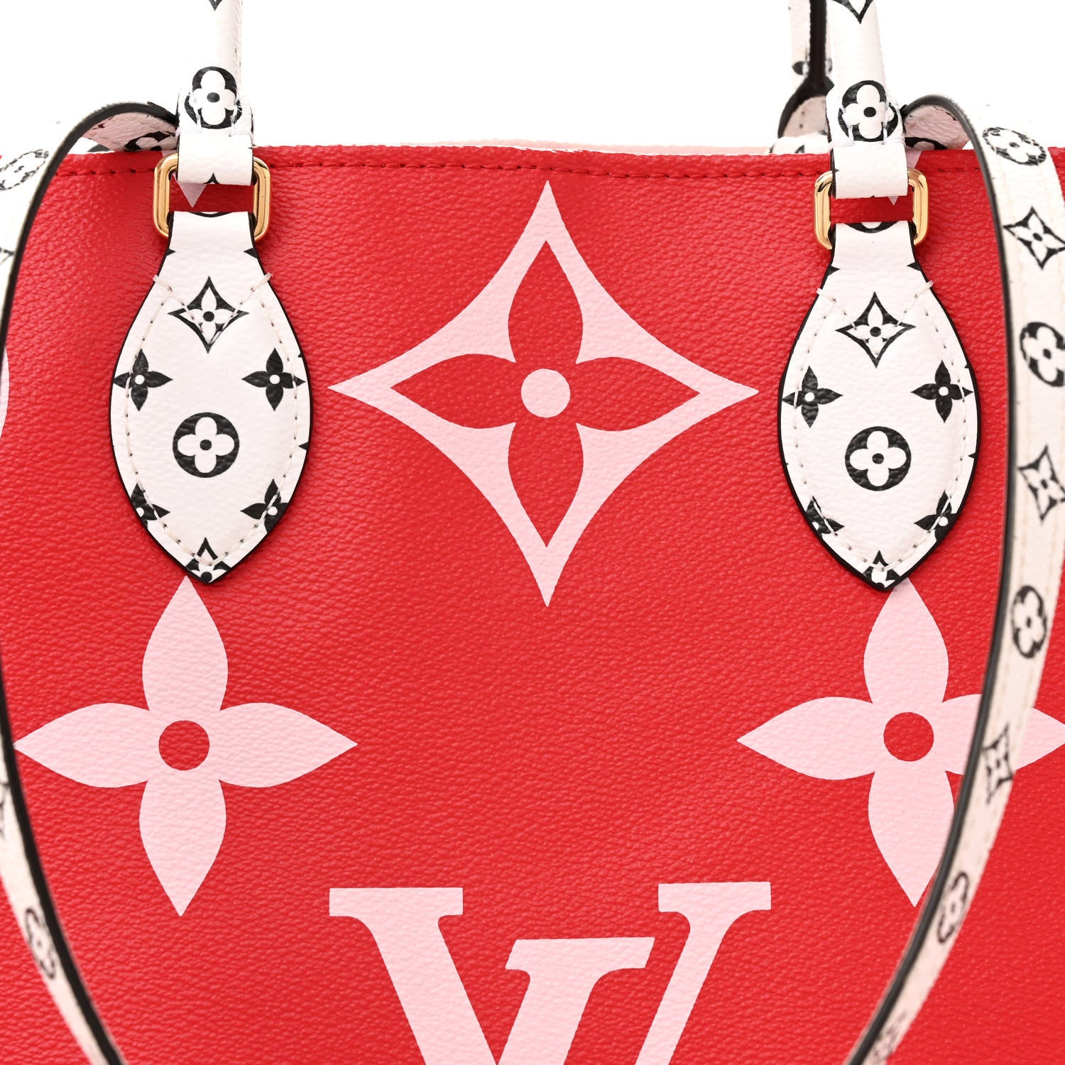 Louis Vuitton Monogram Giant Onthego GM Rouge Rose 8 of 15