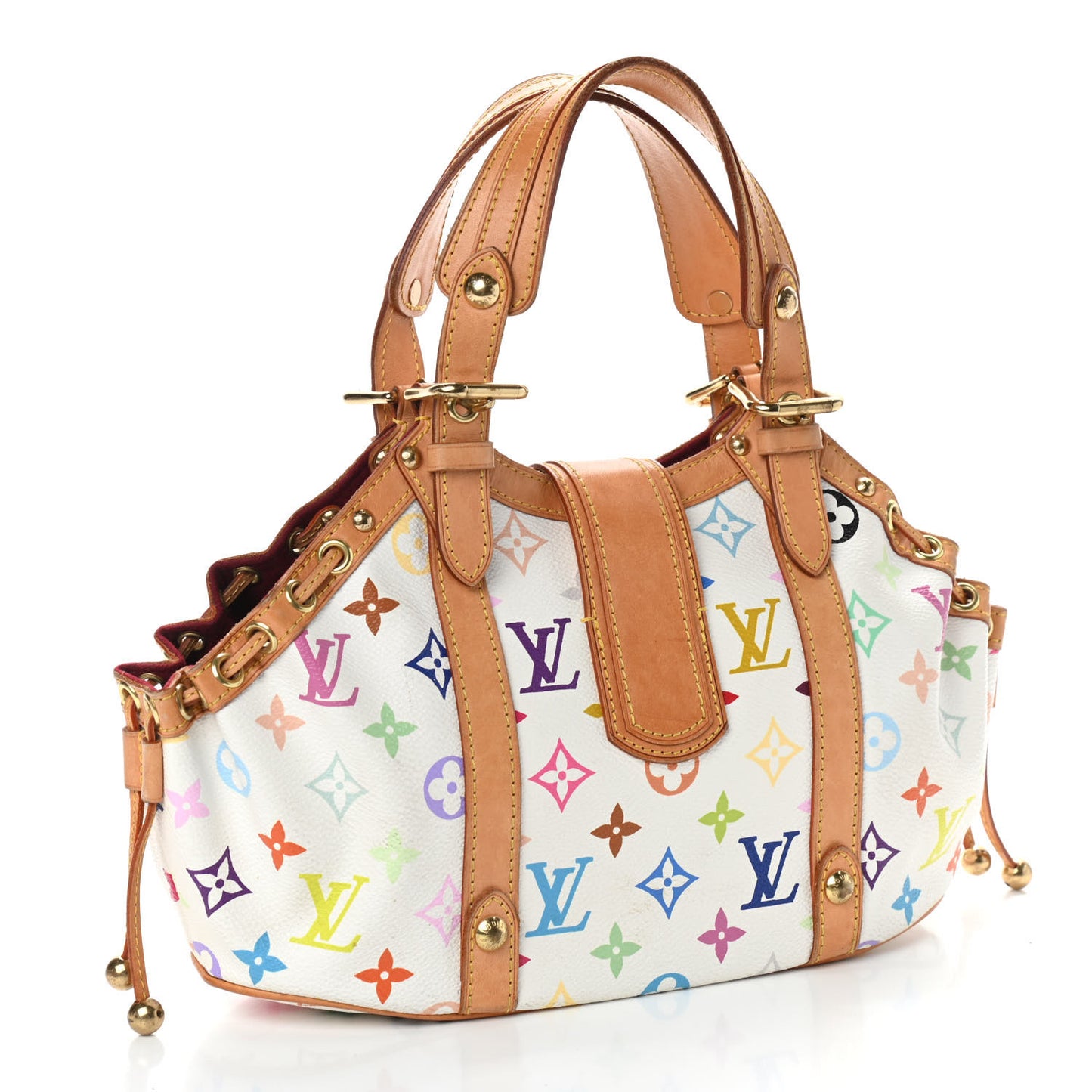 Monogram Multicolor Theda GM White