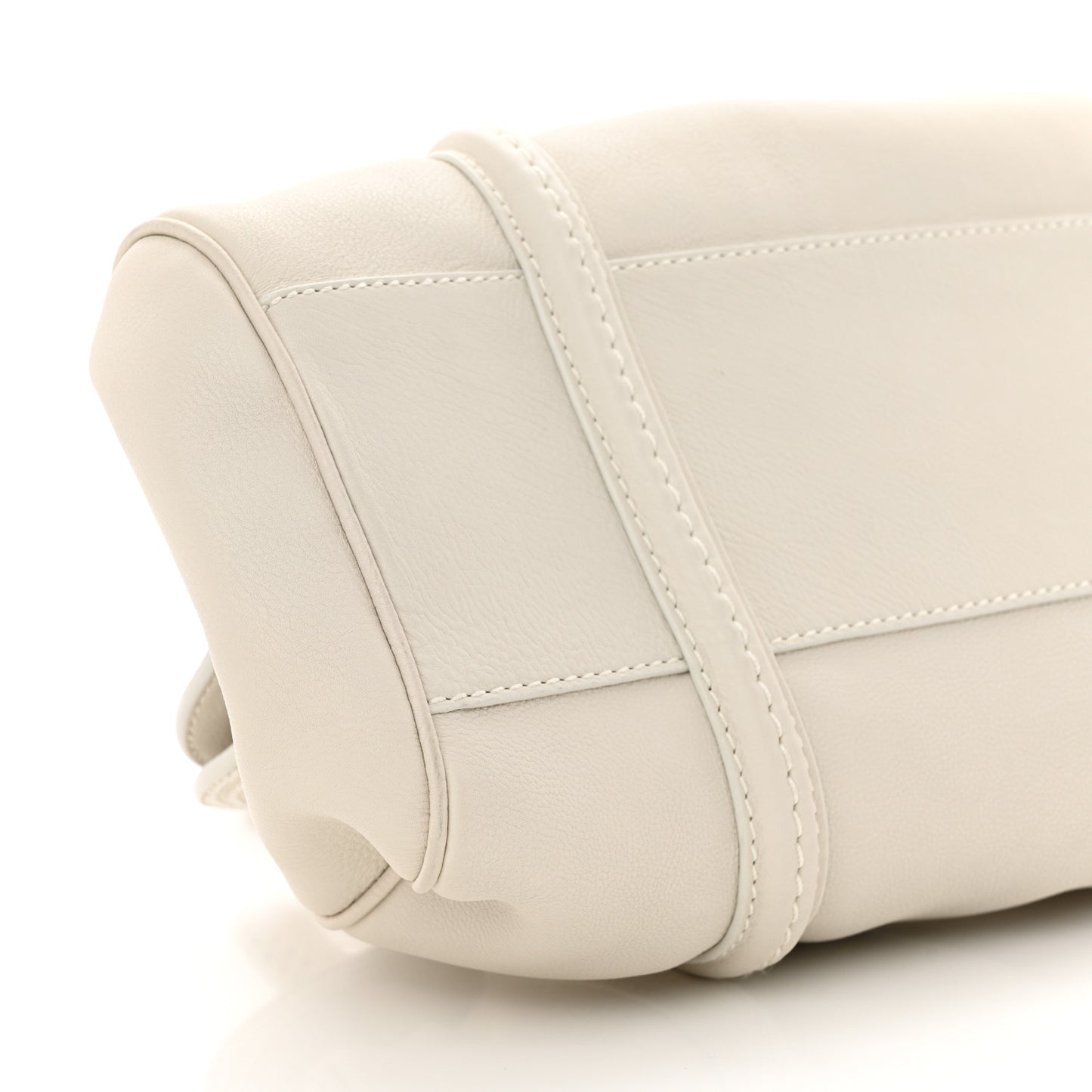 Calfskin My Dior Frame Pocket Satchel White