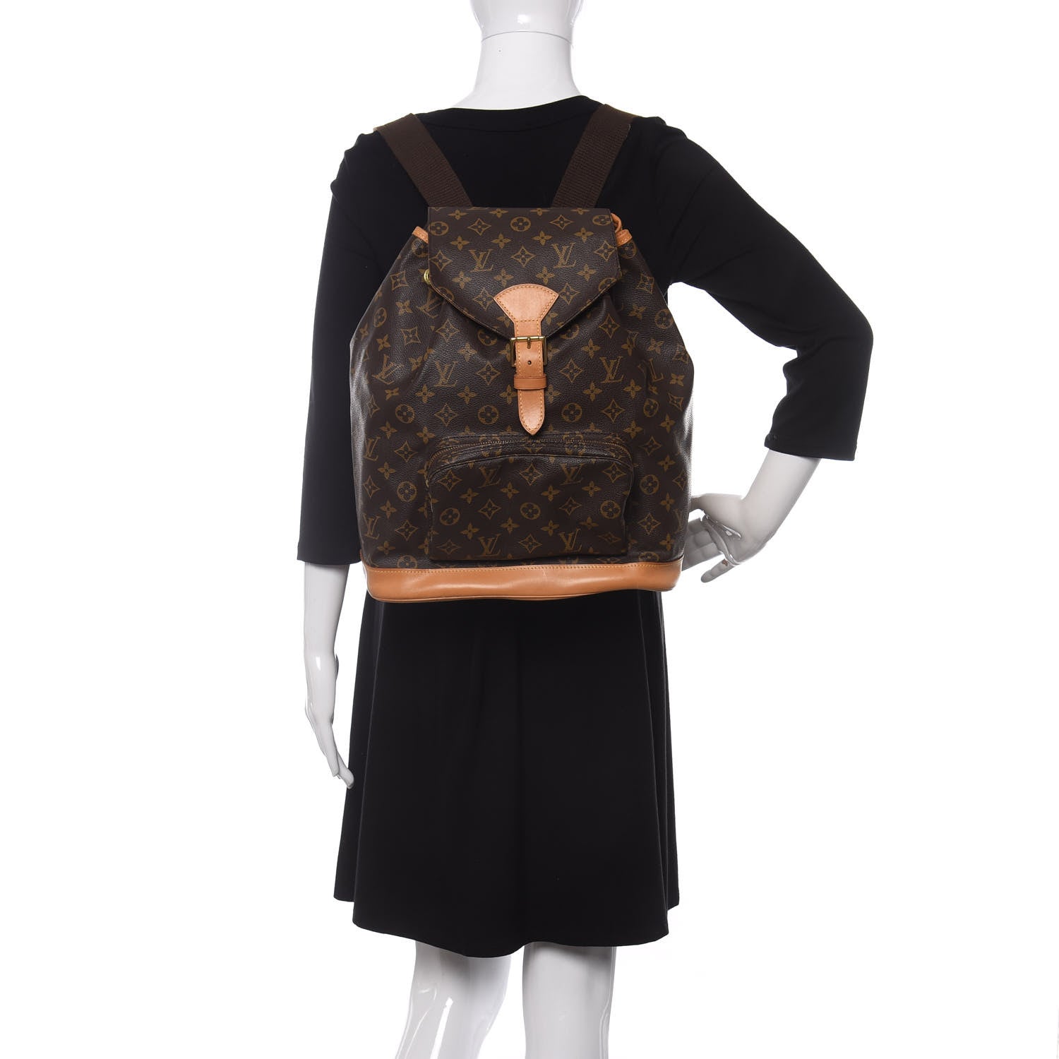 Louis Vuitton Monogram Montsouris GM Backpack 2 of 9