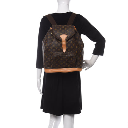 Louis Vuitton Monogram Montsouris GM Backpack 2 of 9