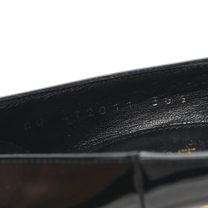 Saint Laurent Patent Opyum 110 Pumps 36.5 Black Gold 9 of 10