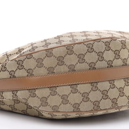 Gucci Monogram Medium GG Twins Hobo Tan 8 of 11