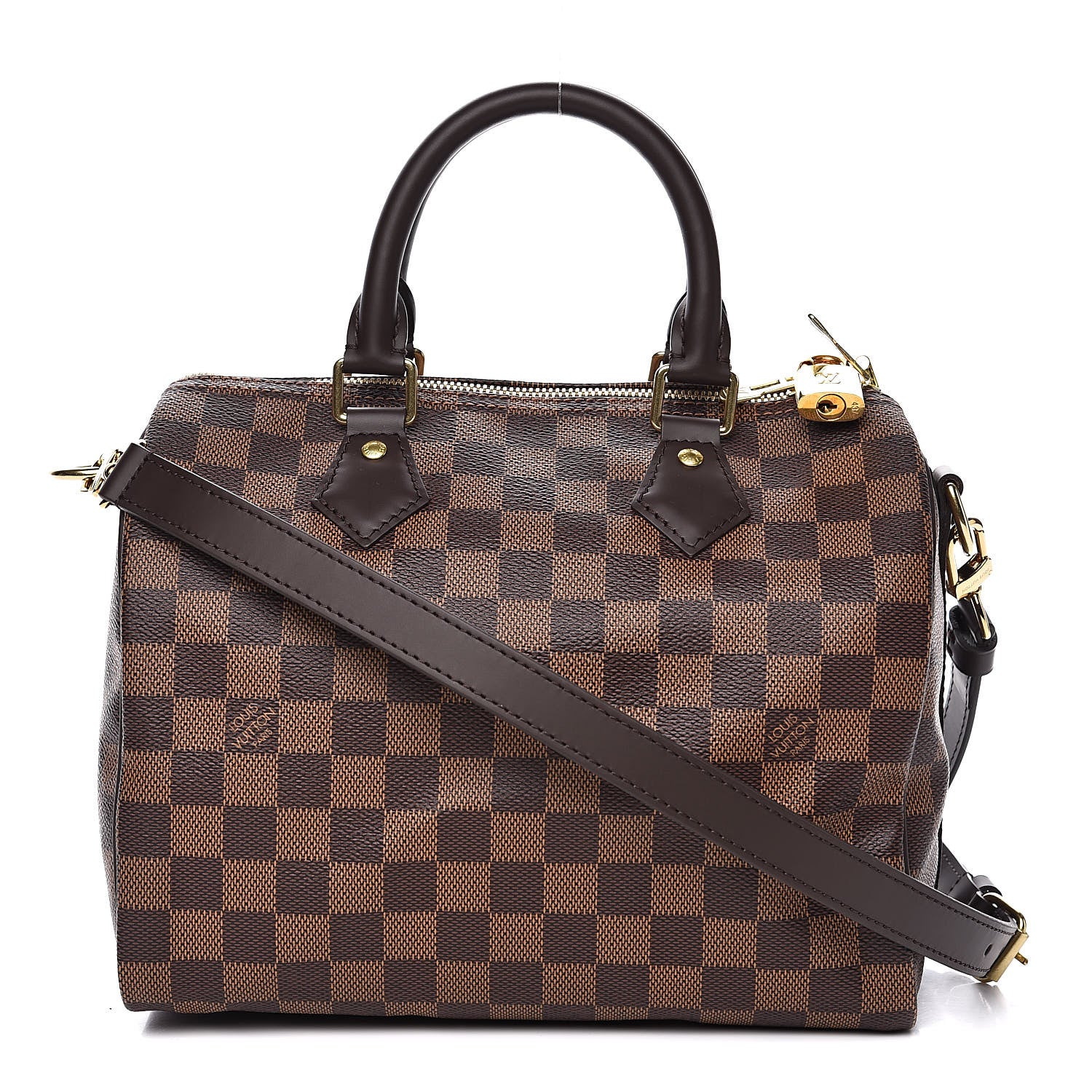 Louis Vuitton Damier Ebene Speedy Bandouliere 25 1 of 10