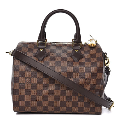 Louis Vuitton Damier Ebene Speedy Bandouliere 25 1 of 10