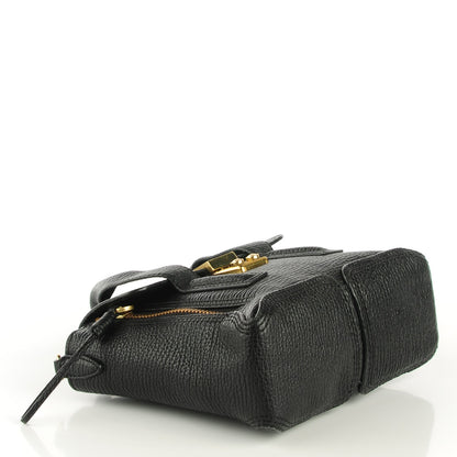 3.1 Phillip Lim 3.1 Textured Calfskin Mini Pashli Satchel Black 4 of 7