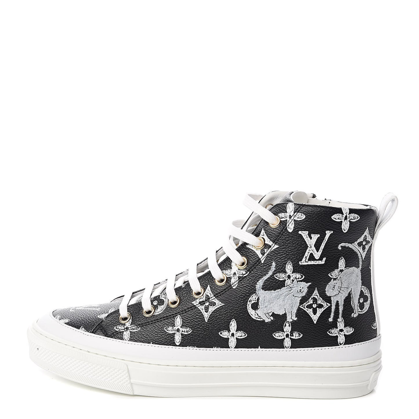 Catogram Stellar Sneaker Boots 37.5 Black