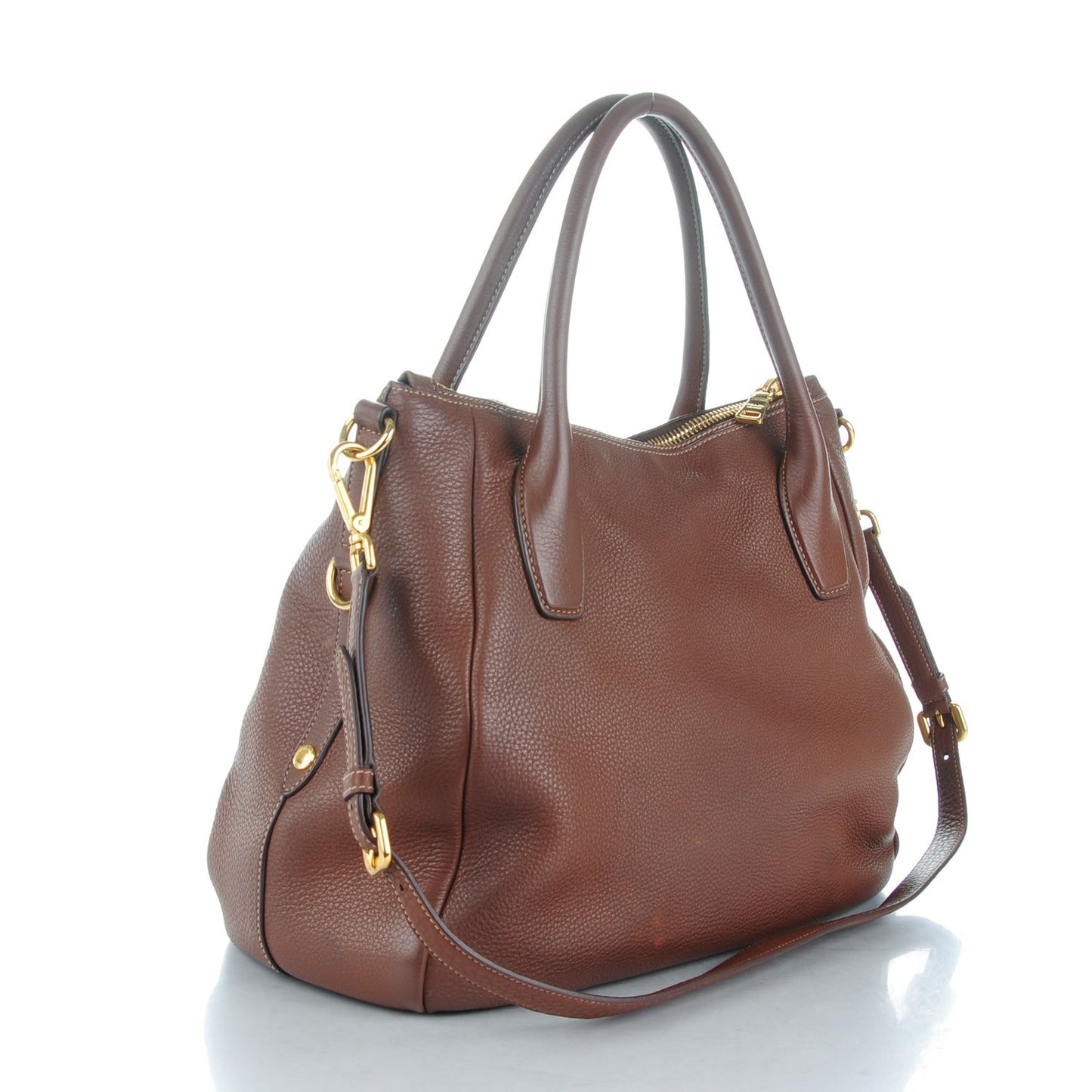 Vitello Daino Tote Palissandro