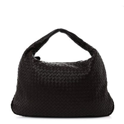 Bottega Veneta Nappa Intrecciato Large Veneta Hobo Ebano 1 of 10