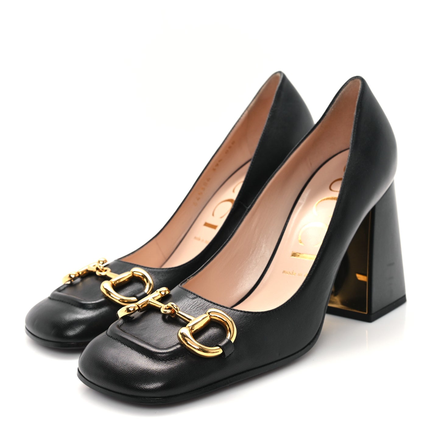 Malaga Kid Horsebit 75mm Pumps 39.5 Black
