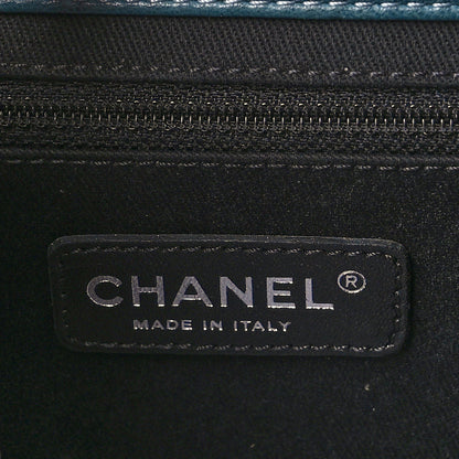 Chanel Washed Lambskin Quilted Maxi Take Away Flap Turquoise 6 of 9