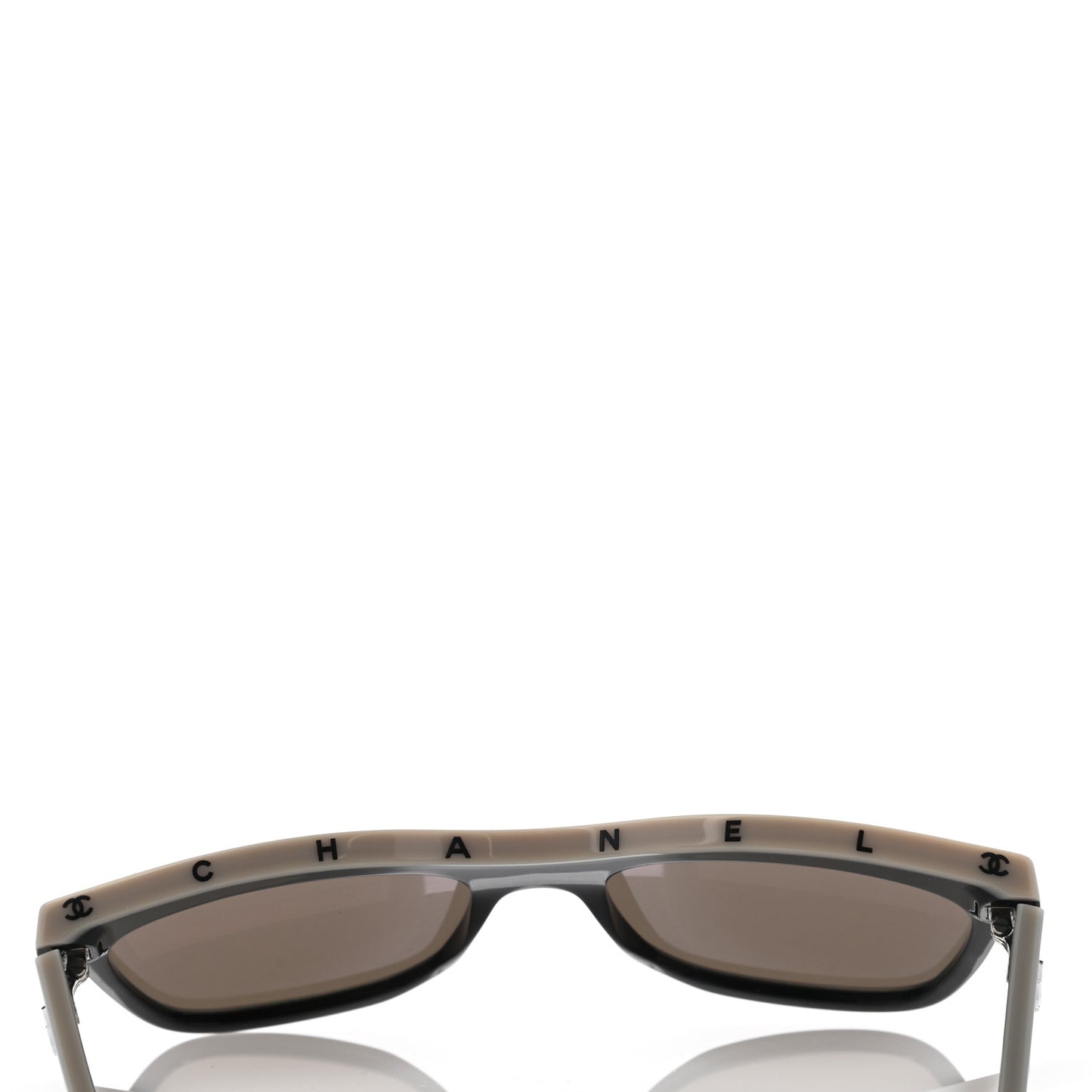 Acetate Logo Shield Sunglasses 5418 Black