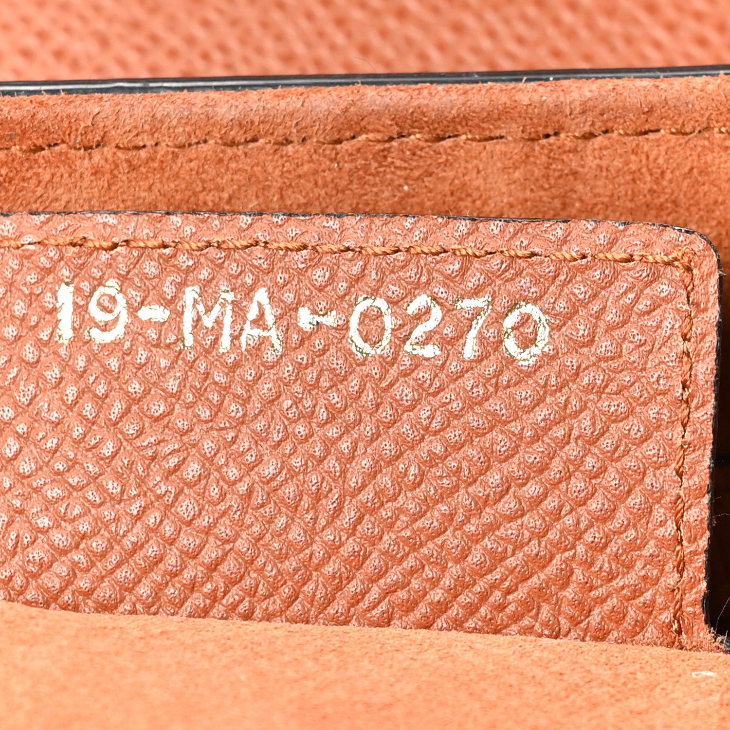 Christian Dior Grained Calfskin Saddle Bag Camello 7 of 11