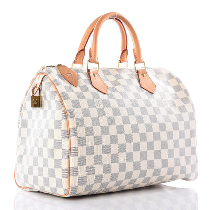 Louis Vuitton Damier Azur Speedy 30 2 of 10