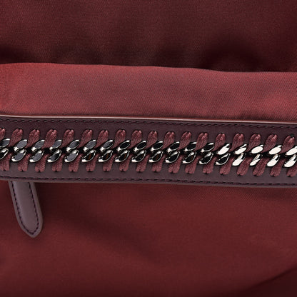 Stella McCartney Nylon GO Backpack Burgundy 10 of 10