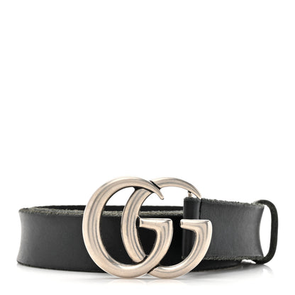 Gucci Faded Calfskin Double G 30mm Belt 70 28 Black 1 of 5