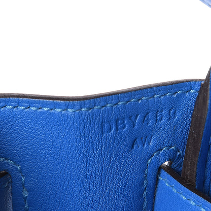 Hermes Swift Birkin 25 Bleu Hydra 7 of 7