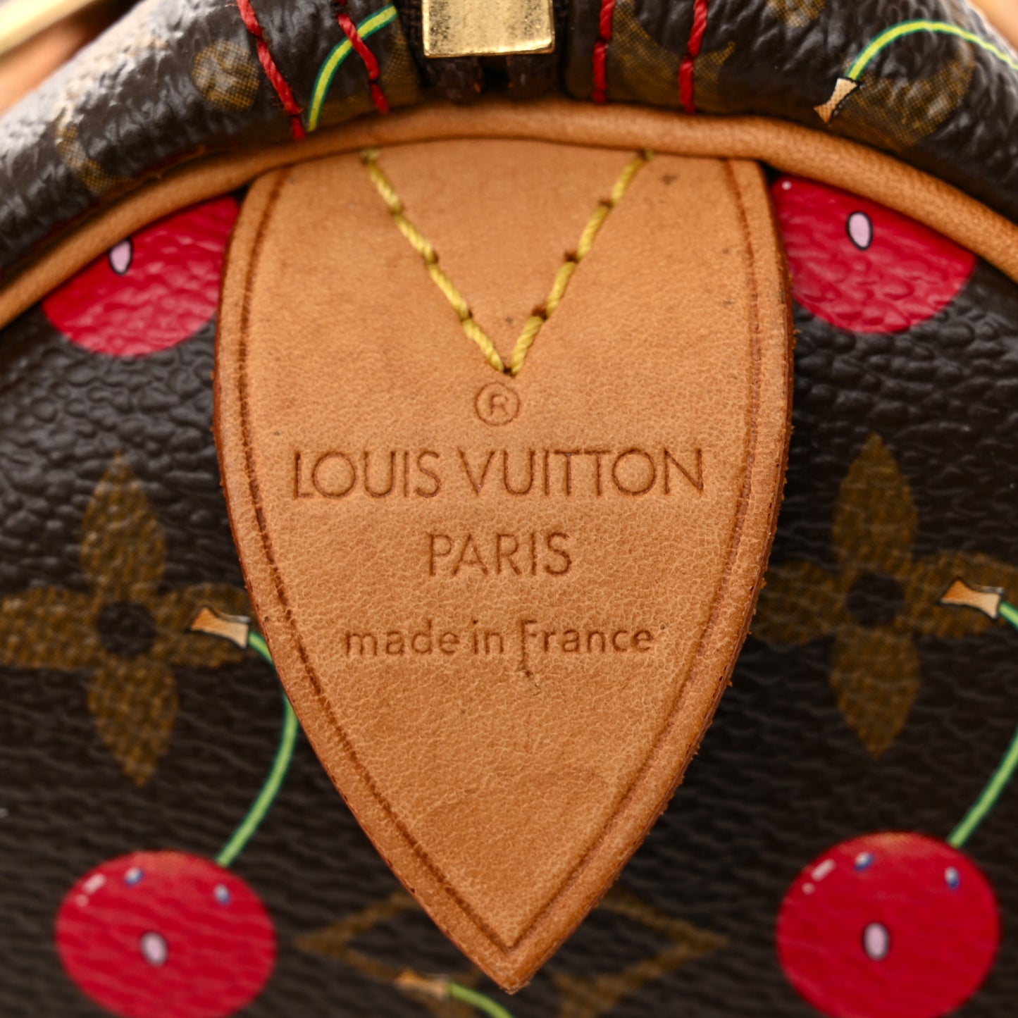 LOUIS VUITTON Monogram Cerises Speedy 25