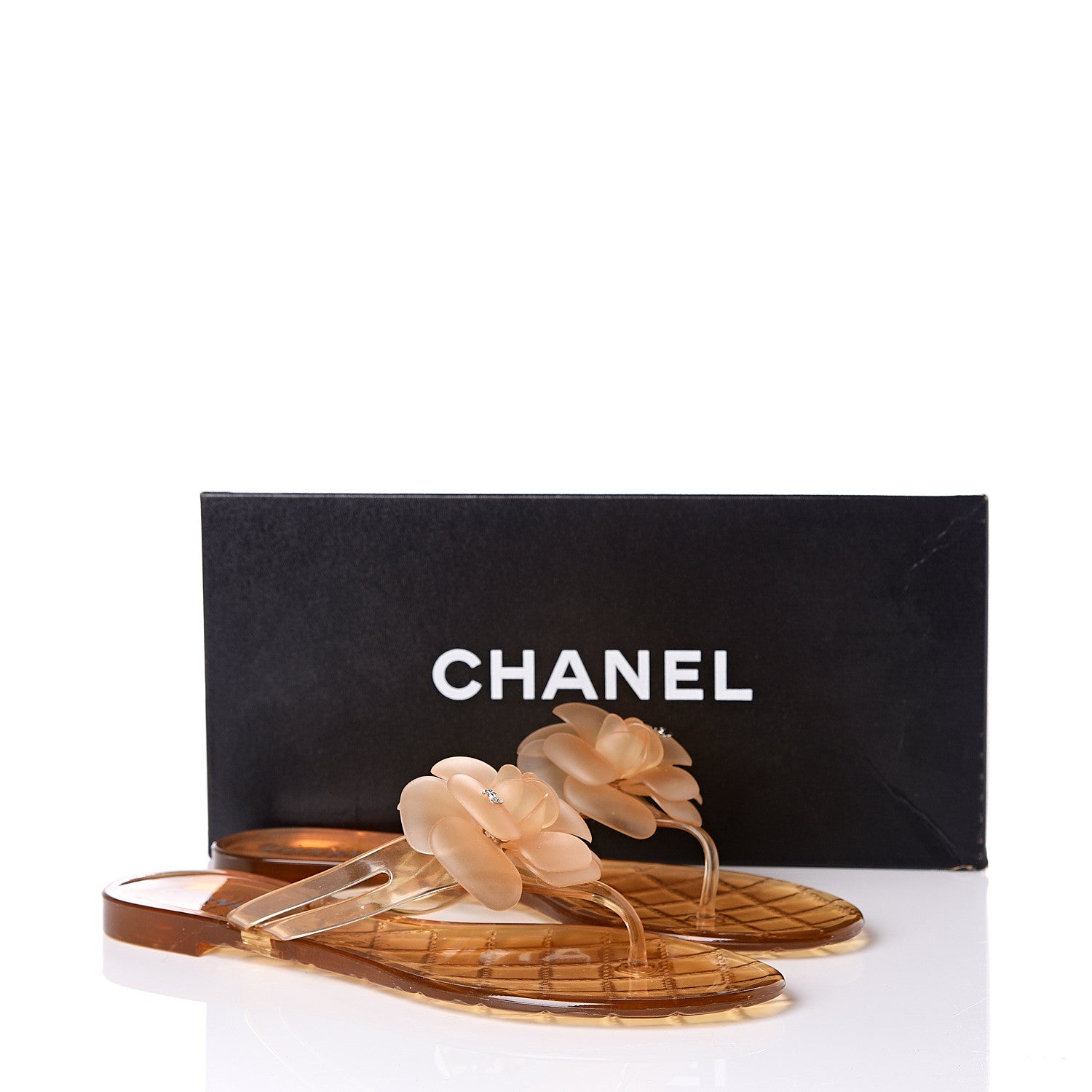 Chanel Jelly Camellia Thong Sandals 39 Rose Clair 10 of 10
