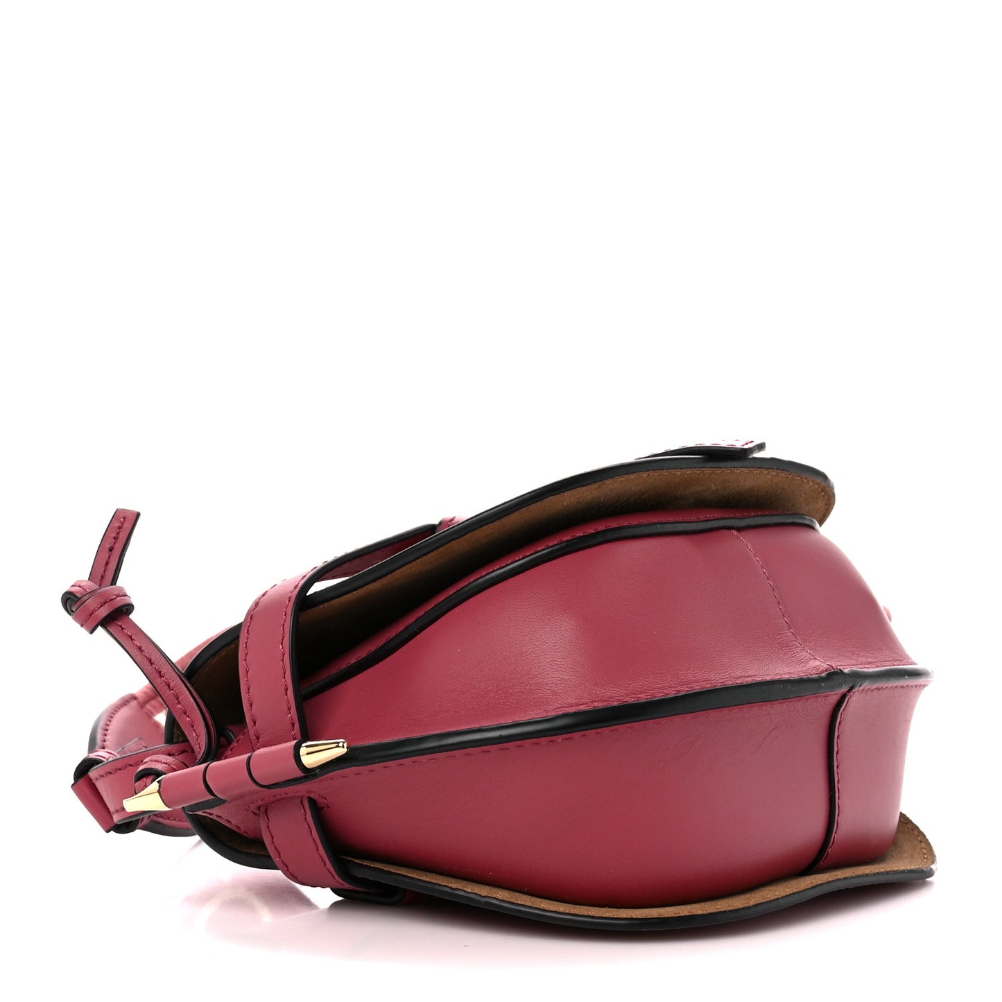 Calfskin Jacquard Mini Gate Dual Bag Plumrose