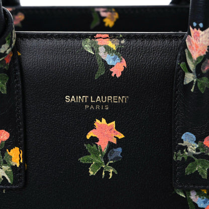 Saint Laurent Calfskin Prairie Printed Nano Sac De Jour Black 8 of 9