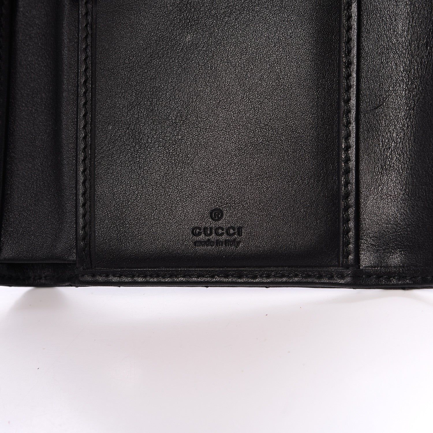 Gucci Calfskin Matelasse GG Marmont Wallet Black 5 of 10