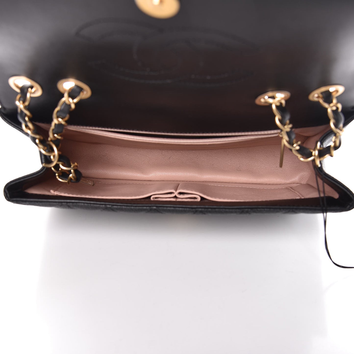Caviar Quilted Medium CC Filigree Flap Black