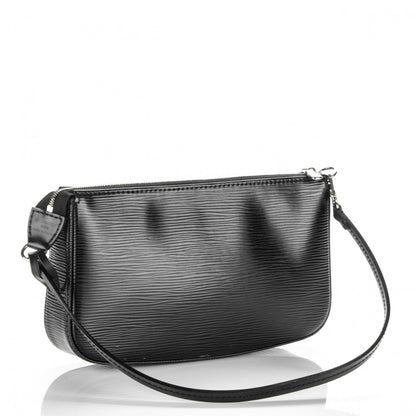 Louis Vuitton Epi Pochette Accessories NM Black 3 of 7