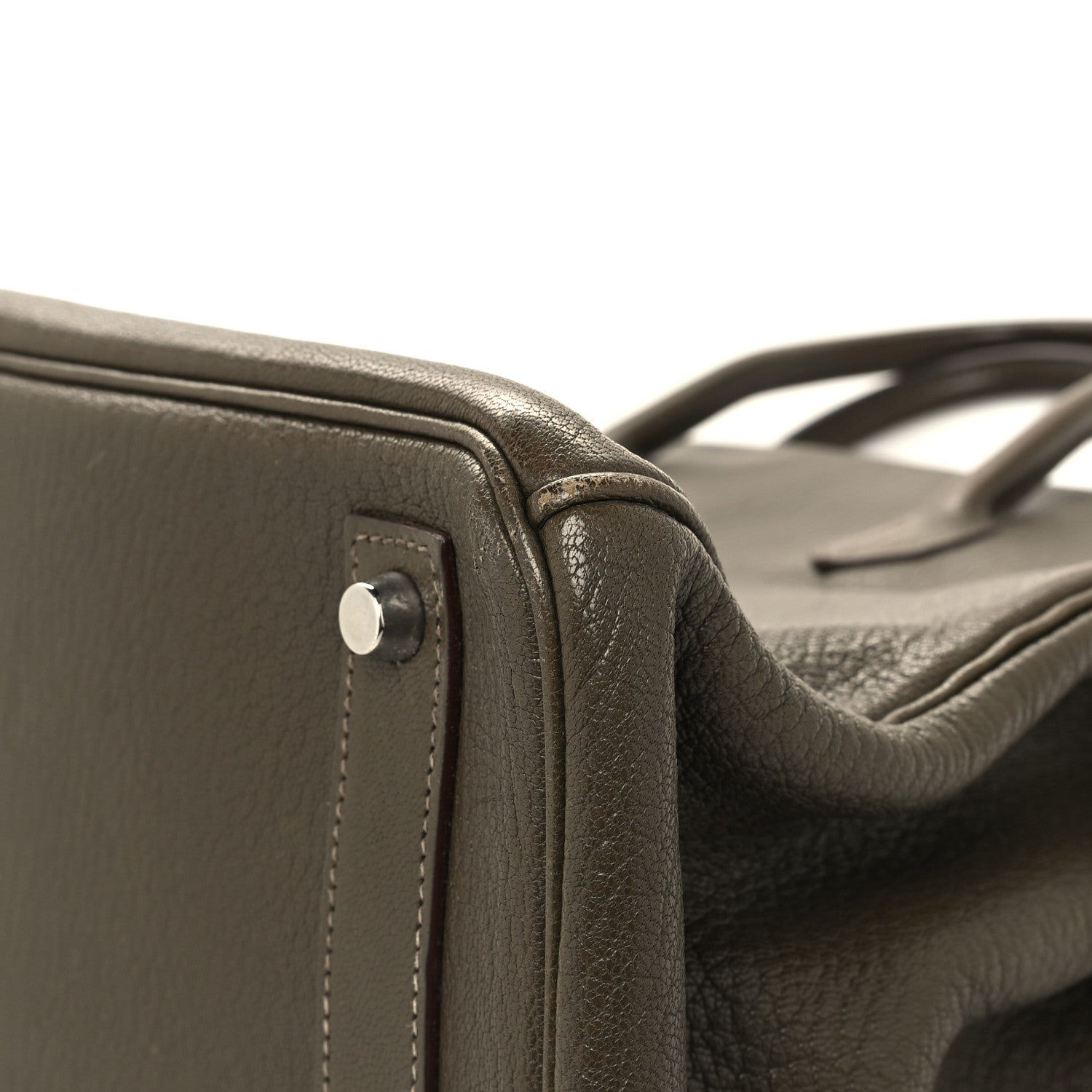 Hermes Chevre De Coromandel HAC Birkin 36 Vert Olive 12 of 15