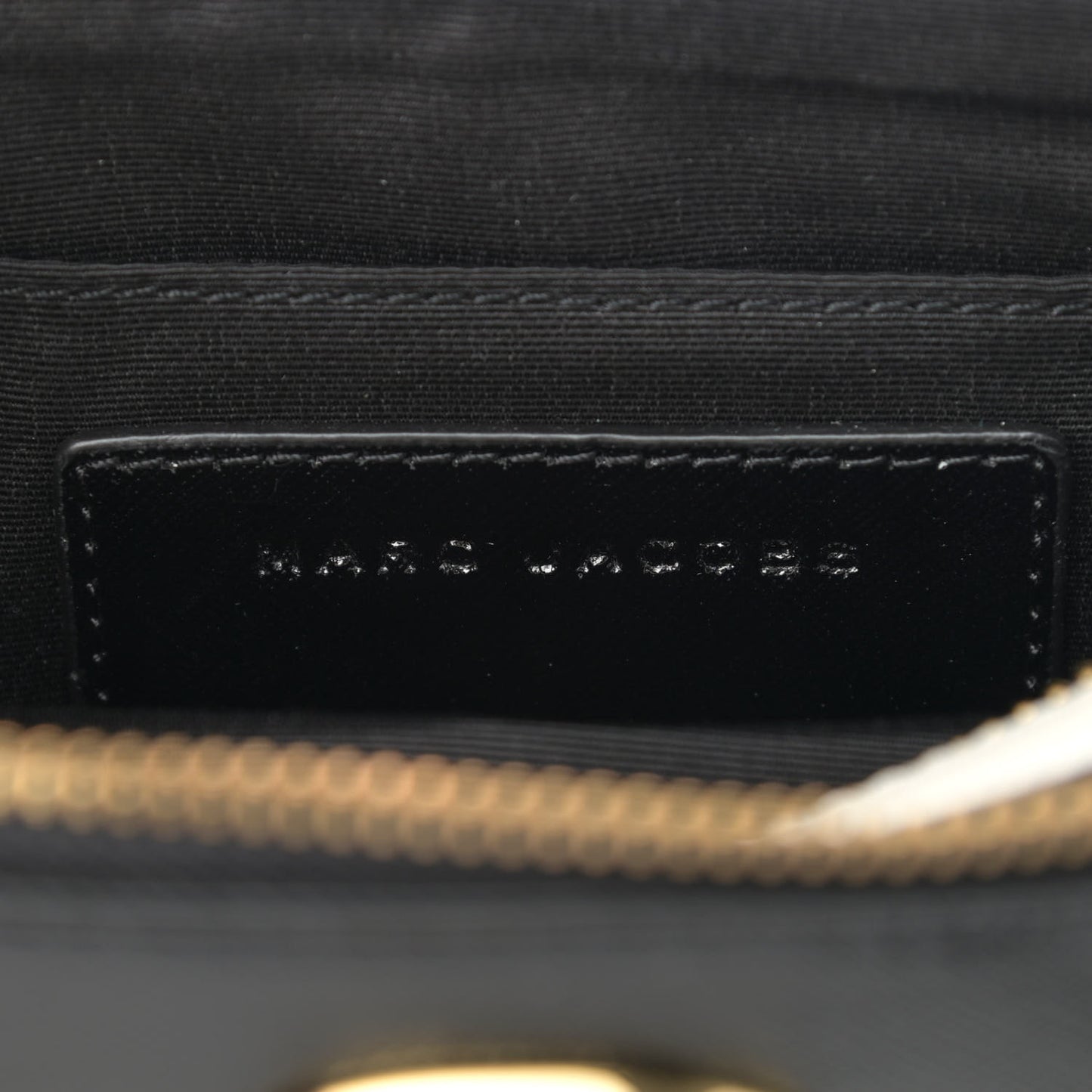 Saffiano Snapshot Camera Bag Black Grey