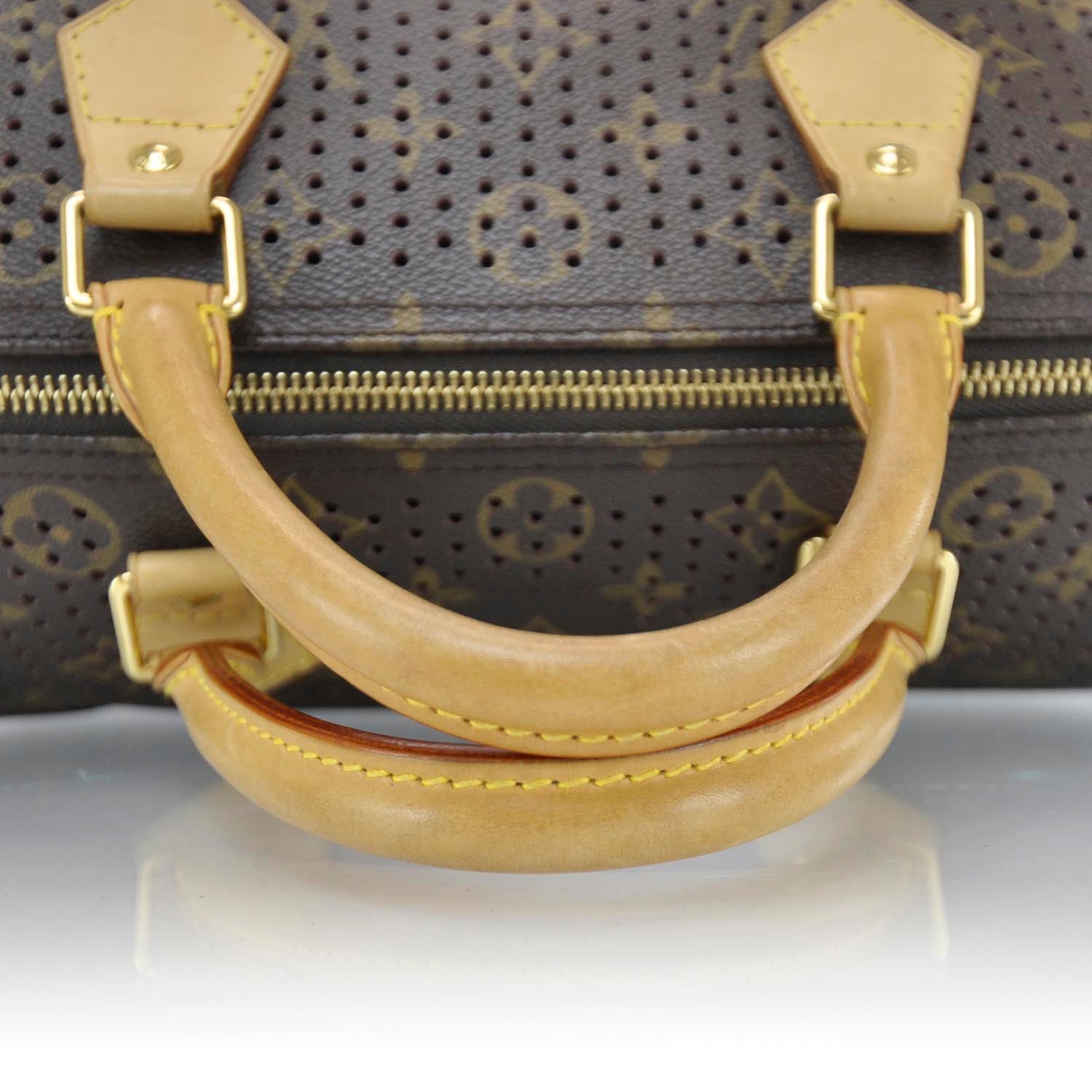 Louis Vuitton Monogram Perforated Speedy 30 Fuchsia 4 of 10