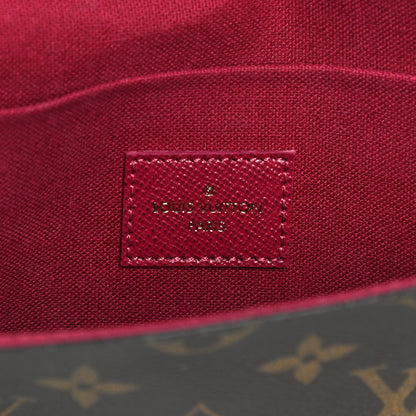 Louis Vuitton Monogram Pochette Felicie Chain Wallet Fuchsia 6 of 14