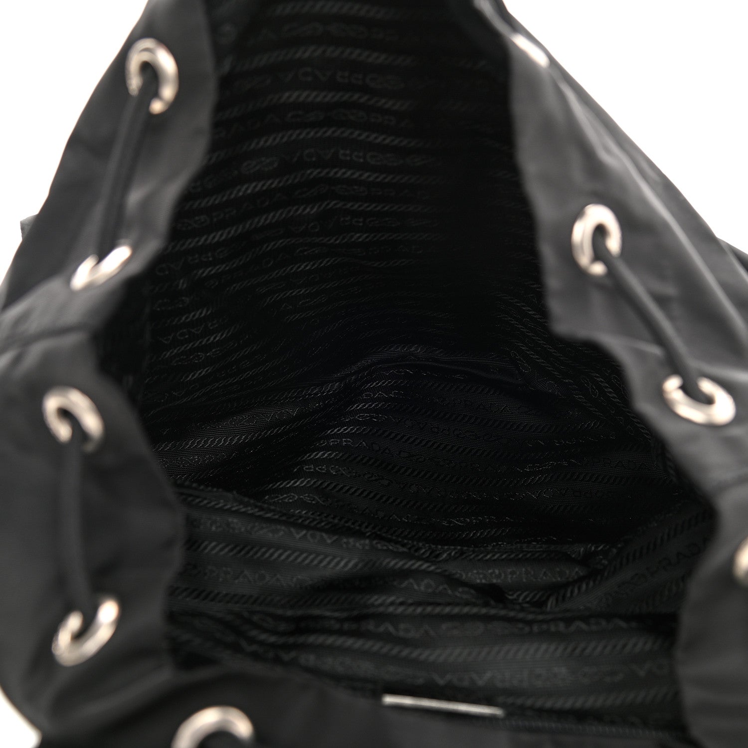 Prada Nylon Vela Medium Backpack Black 5 of 10