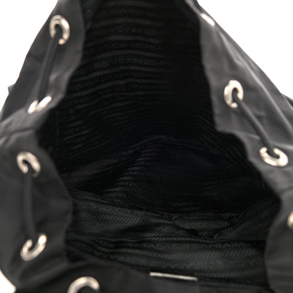 Prada Nylon Vela Medium Backpack Black 5 of 10