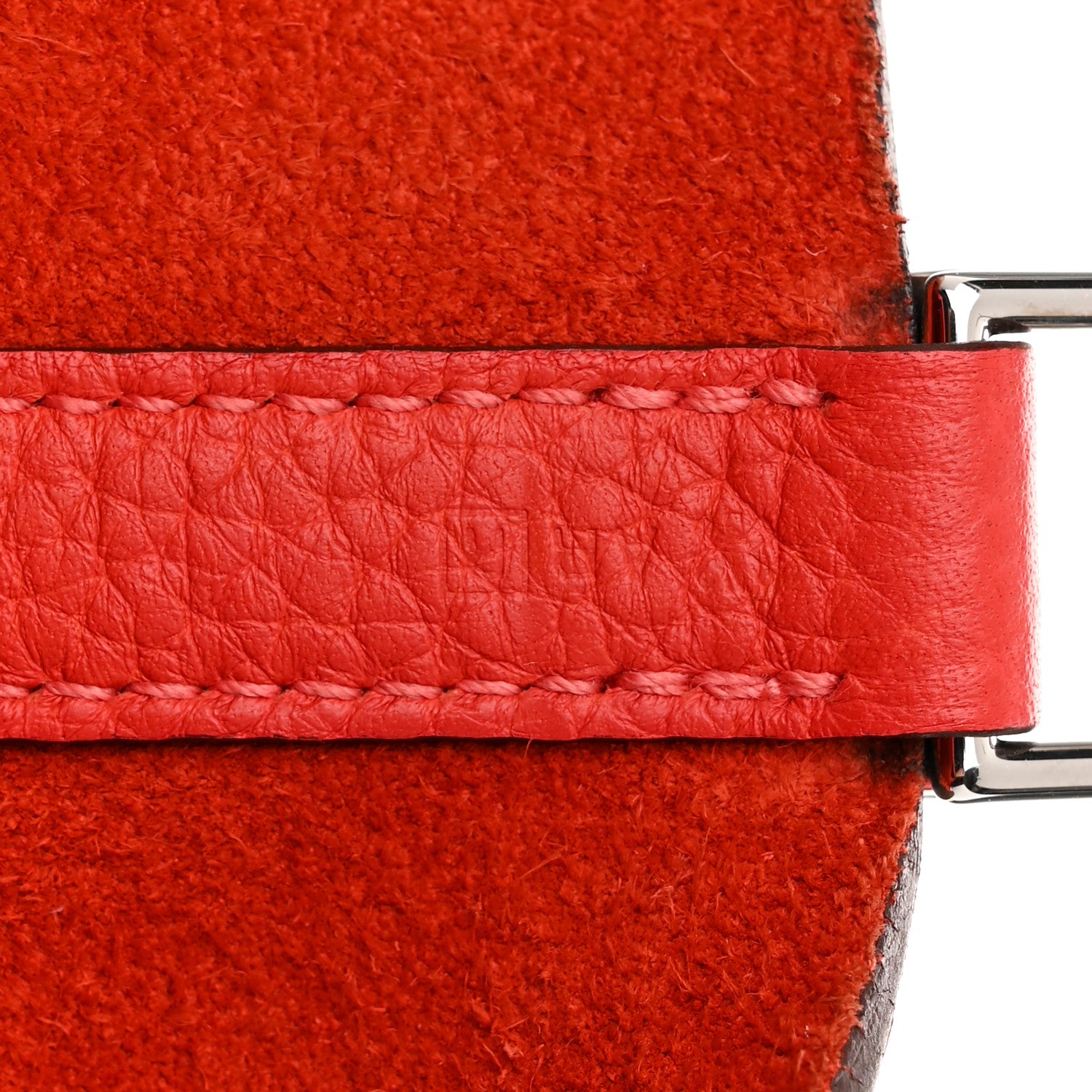 Hermes Taurillon Clemence Picotin Lock 22 MM Rouge Pivoine 7 of 12