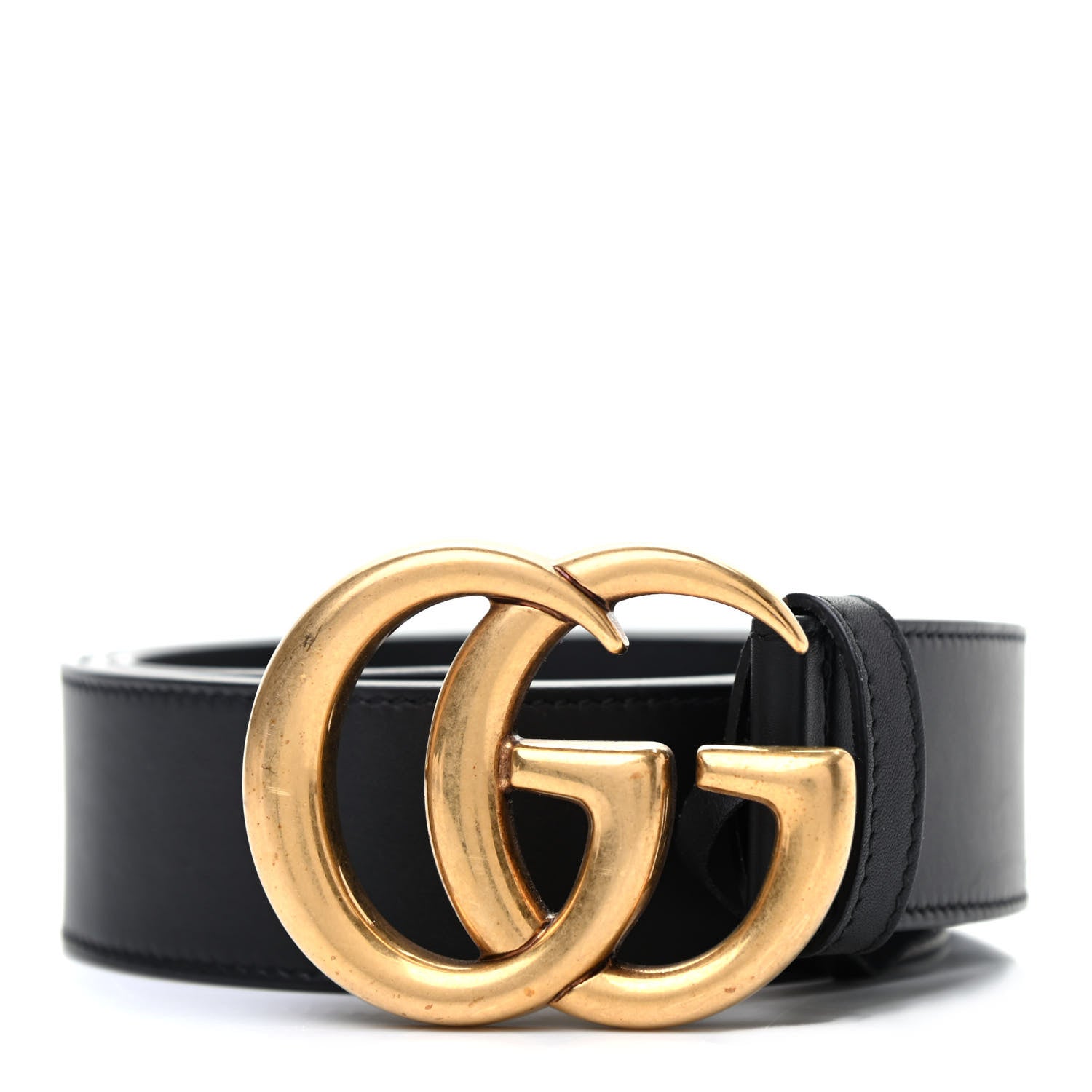 Gucci Calfskin Double G 40mm Belt 100 42 Black 1 of 5