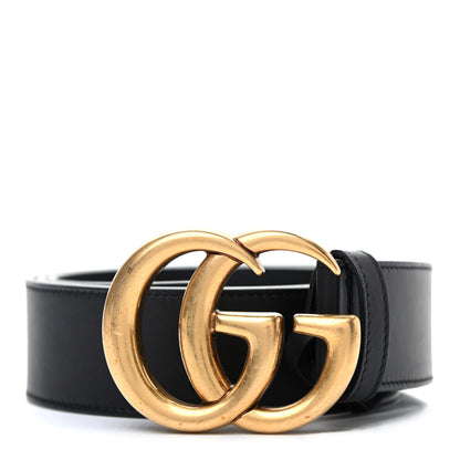 Gucci Calfskin Double G 40mm Belt 100 42 Black 1 of 5
