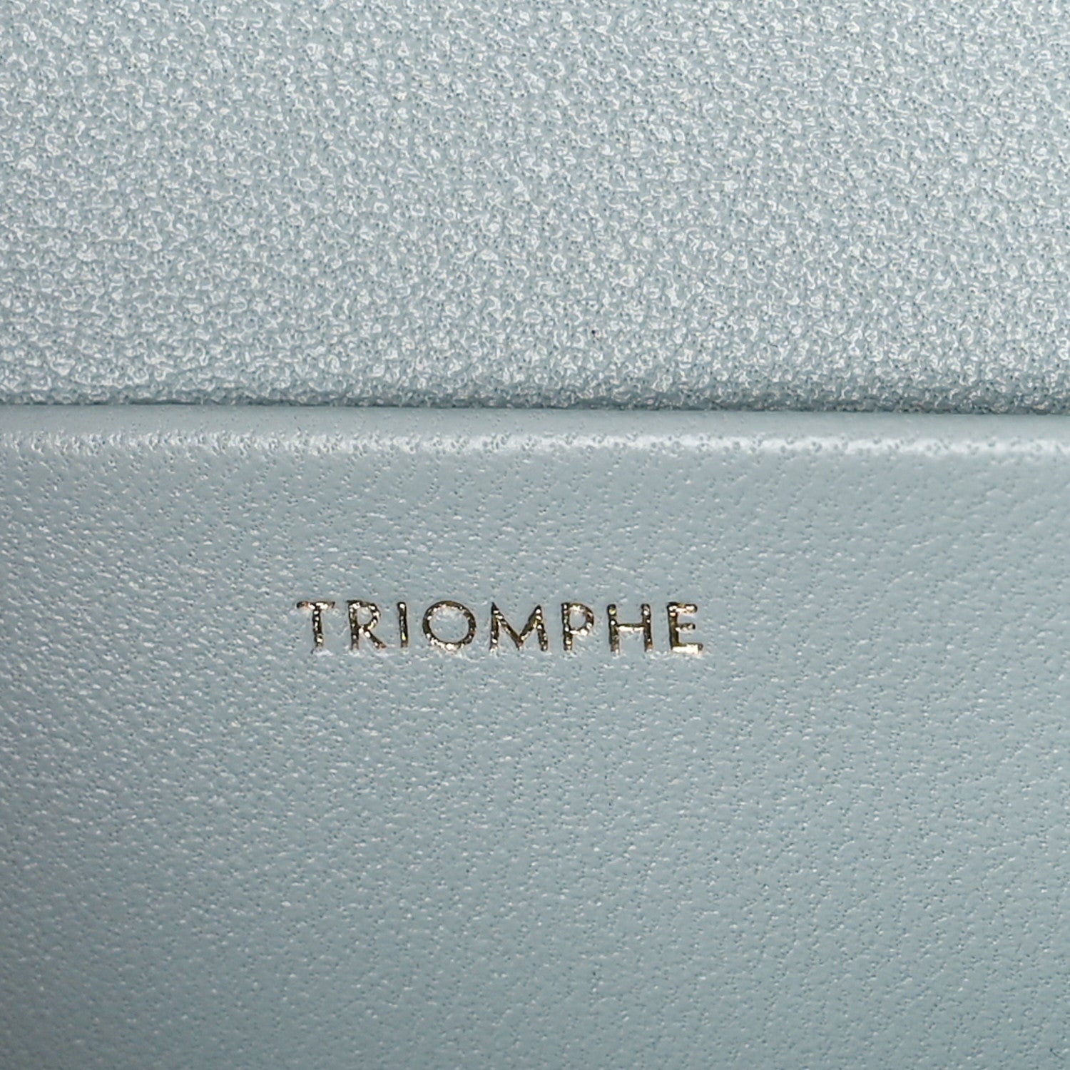 Celine Shiny Calfskin Triomphe Shoulder Bag Soft Blue 6 of 10