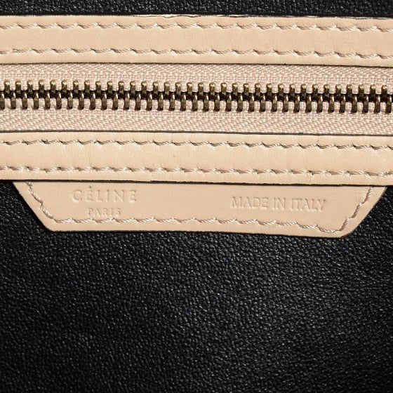Celine Satin Calfskin Mini Luggage Sand 6 of 16