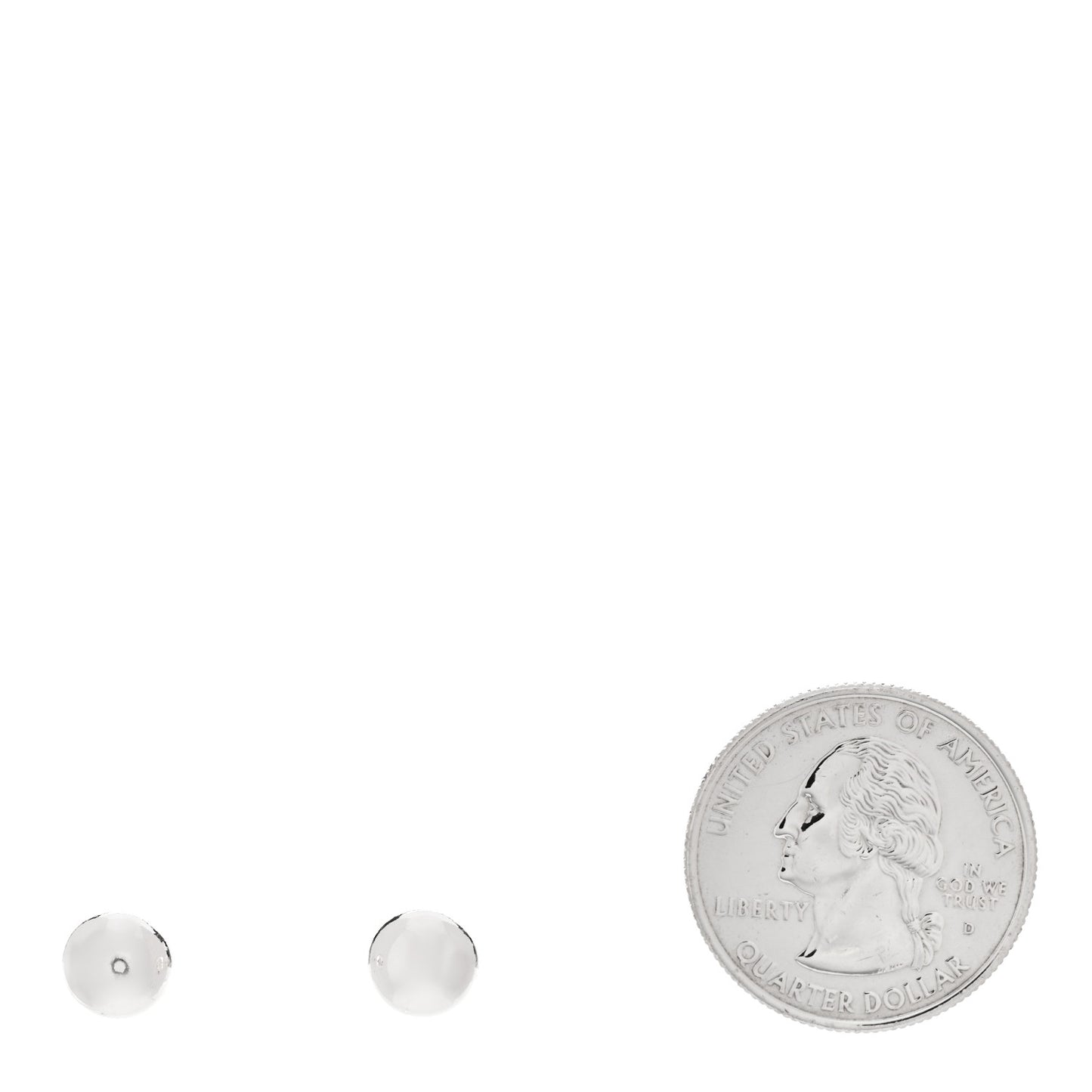 Sterling Silver 8mm HardWear Ball Earrings