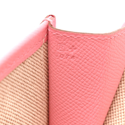 Hermes Epsom Jige PM Clutch Rose Confetti 6 of 6