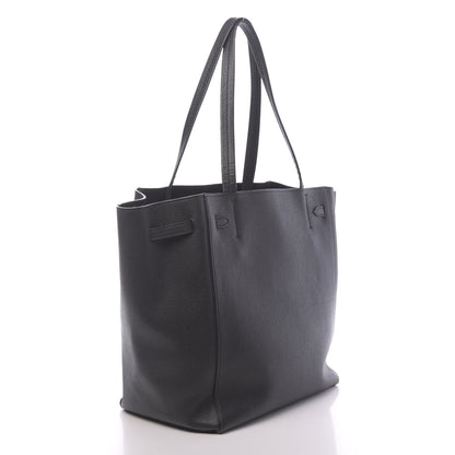 Celine Soft Grained Calfskin Small Belt Cabas Phantom Black 3 of 9
