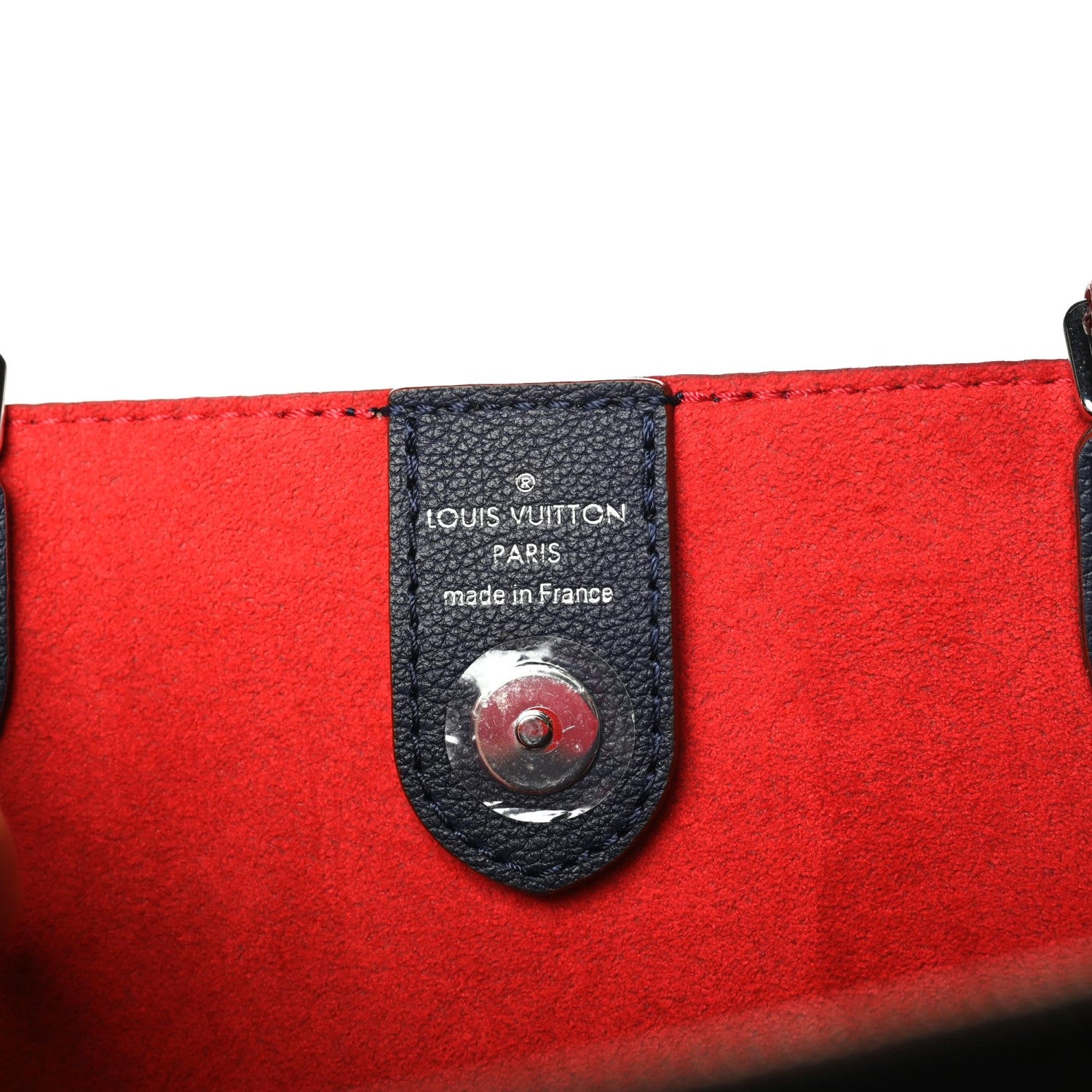 Louis Vuitton Calfskin Lockmeto Marine Rouge 6 of 9