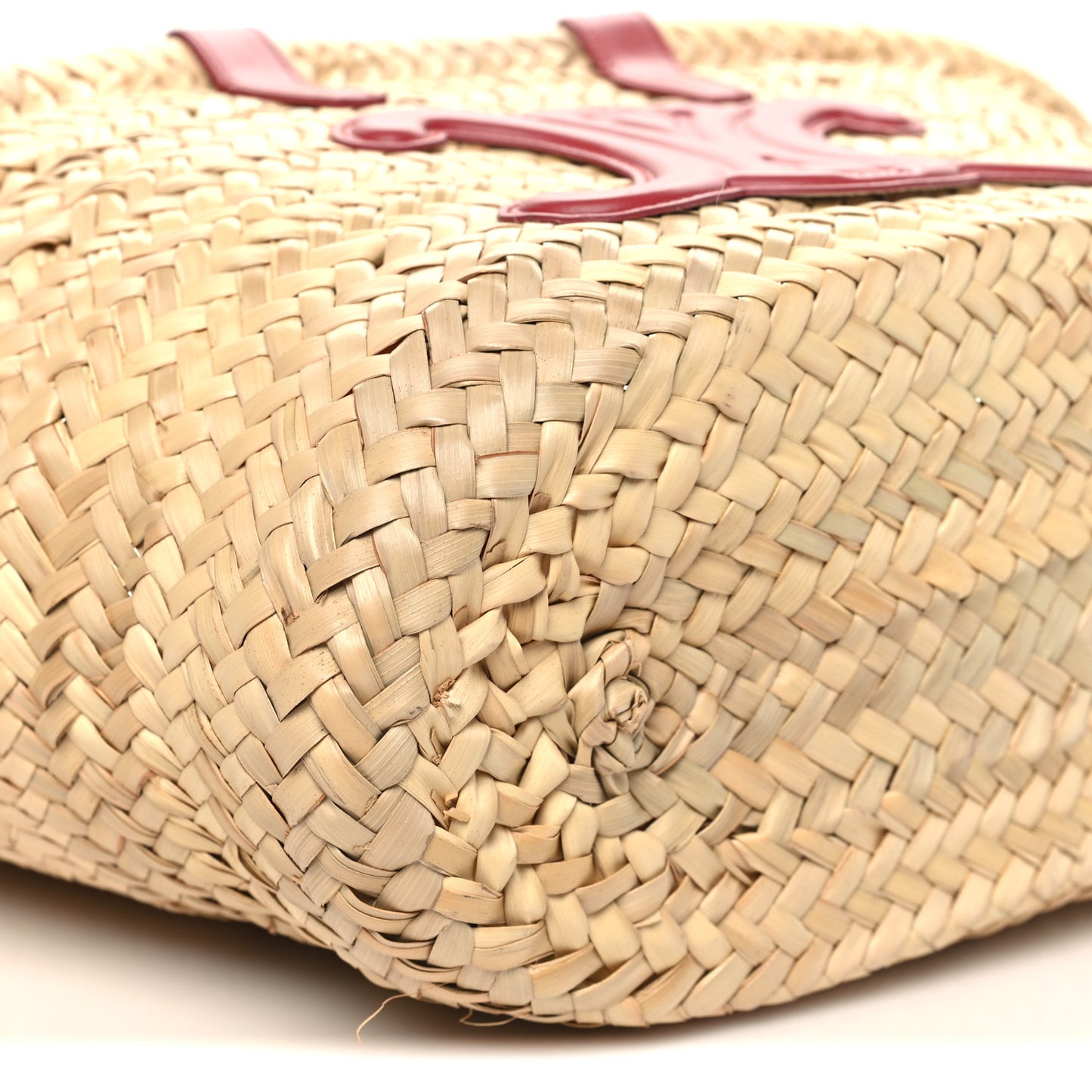 Raffia Calfskin Triomphe Teen Panier Lipstick